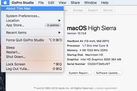 gopro studio for mac not installing